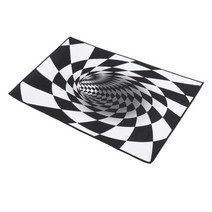3D 시각적 광학 바닥 매트 미끄럼 방지 거실 장식 깔개 현관 매트 정문 식당 주방 가정 용 영역 트랩 소용돌이