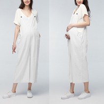 키작녀임부복 임산부원피스 수유나시 바지 컴포트 전체 턱받이 임신 장난 꾸러기 여성 배꼽 출산