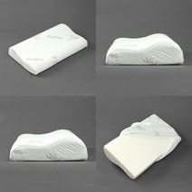 뱀부화이트 메모리폼경추베개 메모리베개 메모리폼배게 메모리폼베개 경추용베개
