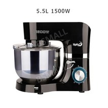 다기능 반죽 믹서 가정용 전기 식품 믹서 5.5L 계란 크림 샐러드 비터 케이크 믹서, 중국, 유럽 연합, 검은색