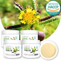 진득찰추출물분말 진득찰추출물 진득찰 식약처 HACCP 인증 희선 희첨 희렴초 가루 국산 국내산, 4개, 200g