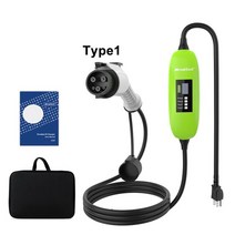 전기차 충전기 배터리 차량 어댑터 충전케이블 자동차 가정용MR CARTOOL S300 휴대용 EV 충전기 박스 J177, [01] Type1 US Standard