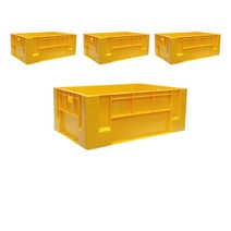 +[플렉스온]+부품함 적재공구박스 플라스틱 보관함 볼트정리함 상자 다용도 소품 자재관리[FLEXON], 노랑