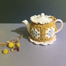 머스타드 스퀘어 티코지 [티주전자 포함], 1개