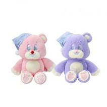 네온문 슬리피테디 귀여운 곰 곰돌이 수면 애착 중형 인형, 슬리피테디퍼플