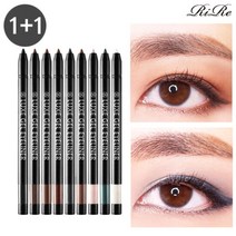 [본사공식] 리르 룩스 젤 워터프루프 펜슬 아이라이너 1+ 1, 선택1:젤_리치브라운|선택2:+딥카키, 단품