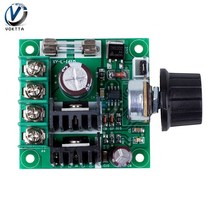 전압조절기12 v-40 v 32 10a 자동 pwm dc 모터 속도 컨트롤러 레귤레이터 주지사 볼트 조광기 400 w 보드, 한개옵션0