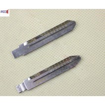 리니어스케일 10pcs 2 IN 1 CY24 새겨진 라인 키 블레이드 크라이슬러 지프 스케일 깎기 이빨 절단 블랭크, 한개옵션0