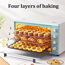 전기오븐레인지 가정용 대용량 다기능 전자 레인지 피자 오븐 야외 전기 빵 케이크 베이킹, 01=A_미국