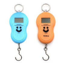 보기편한 디지털 50KG 후크형 휴대용저울 전자저울, 고리저울(블랙)