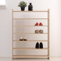 스텔홈 드미엘 DIY 814 7단 수납 선반, 소프트브라운