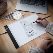 드로잉 패드 판타블렛 전자 노트 액정 타블렛 그림 펜 태드 웹툰 도구 일러스트 이지 다이아몬드 페인팅 위한 새로운 라이트 아트 페인팅 보드 위한 전원 라이트 보드 디지털, 3단계 디밍 a4
