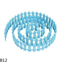 100cm x 3/5cm DIY 미니 작은 울타리 장벽 나무 공예 미니어처 요정 정원 홈 인테리어 어린이 키즈 인형 집 액세서리, B12