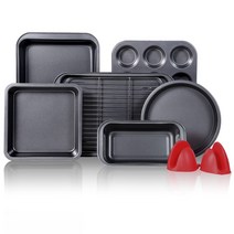 고온 오븐 트레이 5 pcs Bakeware 금형 세트 토스트 케이크 금형 아니 스틱 다중 모양 도구 요리를위한 주방 액세서리 베이킹틀 오븐팬 220