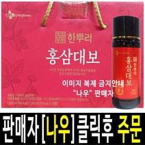 CJ 한뿌리 홍삼대보 100mlX10병X1set, 100ml