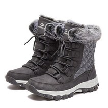 보드부츠 버튼 스노우보드 부츠2022 Winter New Adult Ski Boots Women Snow Shoes Men Warm Snowboard Wa, 03 gray_01 37