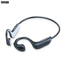 DFMEI MD04 골전도 블루투스 이어폰 5.0 귀걸이 무선 스포츠 땀방지 블루투스 이어폰, G100그레이