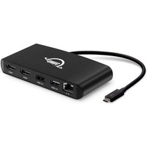 OWC 썬더볼트3 미니 도킹 스테이션 허브 4K HDMI OWCTB3MDK5P, 블랙