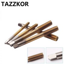 탭 다이스 플루트리스 성형 기계 탭 메트릭 미세 스레드 압출 티타늄 질화물 M35 코팅 압출 탭, M1.6, 14 M1.6