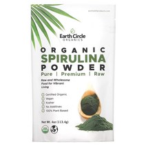 스피루리나 Organic Spirulina Powder 4oz 113.4g, 1개