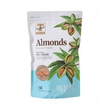 T STANDARD 생아몬드 1kg 미국산 100% 대용량 볶기 굽기 에어푸라이어 요리용 제과제빵용 재료 알몬드 홀아몬드 트레이더스 이마트 길림양행
