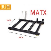 [해외] ITX MATX ATX EATX PC 테스트 벤치 컴퓨터 오픈 프레임 오버 클록 에어 케이스 미니 알루미늄 HTPC 지원 그래픽 카드, MATX black