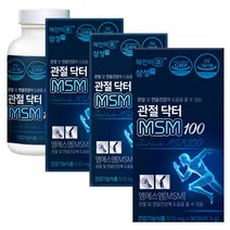 삼성에프앤비 관절닥터 엠에스엠 msm100 무릎 손 관절 연골 영양제 MSM 식이 유황, 510mg 90정 x 3병 (3개월), 3개, 90정