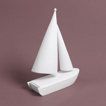 아트피플 모던 돛단배 장식 요트 인테리어 소품배장식 돛단배장식 요트장식 모형배 l, 단품