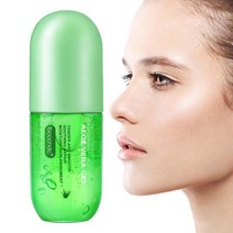 유기농 알로에 베라 젤 화이트닝 썬 스크린 번 딥 스킨 수분 진정 보습 크림 얼굴 헤어 바디 케어, [01] 50 ML