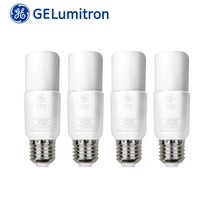 GE LED 브라이트 스틱 전구 16W E26 전구색(노란빛) x 4입, 전구색(노란빛) 16W, 4개
