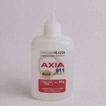 엑시아 순간 접착제 산업체전용 인조대리석 초 강력 본드 911 GOLD 50g, 1개