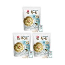 [한끼]백설 멸치디포리가득육수링 80gX3 깊은맛 조미료 한알퐁당 캠핑 휴대용 자취생 개별포장 CJ 우리집 식재료 1세트, 24세트