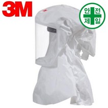 송기식마스크 헤드탑 3M-S433 (후드형) 마스크 방독면 호흡보호구 전동식 송기식