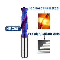 스틸리벳 접시머리 둥근머리 리벳 카바이드용 솔리드 텅스텐 카바이드 비트 금속 작업 도구 드릴 세트 하드 메탈, 4.8mm+65drill bit
