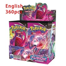 52pcs 포켓몬 특대 kaart 카드 부스터 상자 트레이딩 카드 컬렉션 장난감 childre, 영어360 f 미국