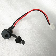 전기 스쿠터 충전 포트 dc5.5x2.1mm 충전기 원형 구멍 소켓 xiaomi m365 전기 스쿠터 액세서리, 없음