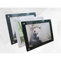 아크릴 액자 A5 A4 A3 A2 4*6 5*7 블랙 그레이 화이트 투명 큐엘사람들, 스탠드형(2000원)