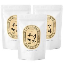 그린앤허그 우엉차 puffing공법 잘 말린 100% 국내산 볶은우엉차 누구나좋아하는 구수한 우엉티, 3개, 120g