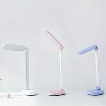 마켓비 JADE USB LED 단스탠드 시력보호 독서실 책상조명 무선 학습용 휴대용충전식, 화이트