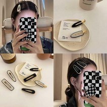 럭셔리 여름 비치 서핑보드 타원 물방울 집게핀