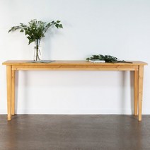 해머슨 원목 콘솔 일자 400x2000 폭이좁은 사이드테이블, 아쿠아블루+화이트