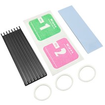 두께 3mm 6mm 냉각 방열판 열 패드 M.2 NGFF SATA PCIE NVME m2 SSD 용 방열 라디에이터, [02] TypeA 3mm Black, 02 은