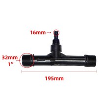 1/2 3/4 1 외부 스레드 벤 투리 비료 관개 장치 식물 주입 튜브 커넥터 정원 물 파이프, c