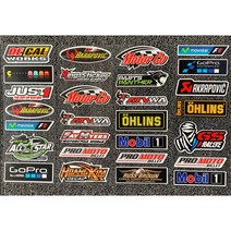 발통마켓 오토바이 방수 데칼 반사 스티커 4종 탑박스 헬멧 리플렉터, 1번브랜드4종(DECLA), 1개