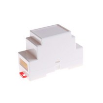 정션박스 분전함HUXUAN-플라스틱 전자 상자 DIN 레일 PLC 정션 박스 88x37x59mm 프로젝트 케이스 2 가지 색, 01 WHITE