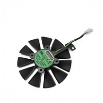ASUS Strix GTX 1060 OC 1070 1080 GTX 1080Ti RX 480 T129215SU 87MM 그래픽 카드 쿨러 팬, 딥 블루