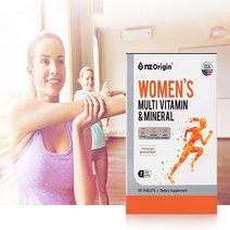 우먼즈 멀티비타민&미네랄 / Made In USA / 넉넉한 유통기한, 180일