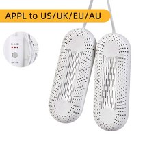US/EU/UK/AU 플매트 카펫 러그 신발 건조기 히터 220V 탈취기 제습 장치 풋 워머 Asciugatrice, [01] 붉은 색, [02] 미국