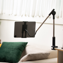 지바 핸드폰 거치대 태블릿 휴대폰 스마트폰 침대 책상 자바라 코브라 흔들림없는 거치대, 1개, 로얄블루(85cm)