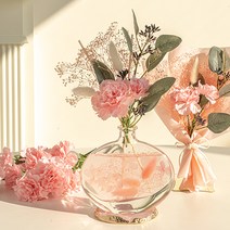 [당일발송] 꽃다발포장 모먼트 카네이션 디퓨저 160ml_핑크/레드, 페어 프리지아:핑크